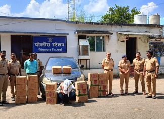 अवैध दारू वाहतुकीवर हिंगणघाट पोलिसांची धडक कारवाई