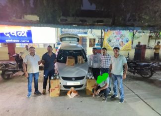 अवैध दारू तस्करी करणाऱ्यांवर देवळी पोलिसांची धडक कारवाई