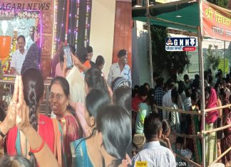 अंगारकी चतुर्थीनिमित्त केळझरमध्ये भाविकांची प्रचंड गर्दी