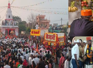 हजारो भाविकांनी घेतले संत केजाजींसह विठ्ठलाचे दर्शन