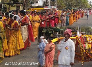 दिंडी सोहळ्याने दुमदुमली एकचक्रीनगरी